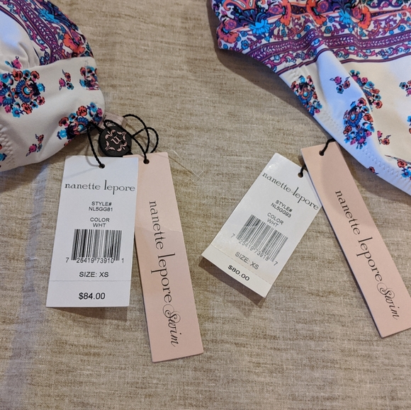 Nanette Lepore Maharaja Bikini sz XS NWT - Picture 10 of 12